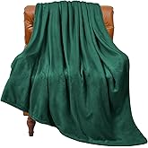 BEDELITE Fleece Blanket Christmas Forest Green Throw Blankets for Couch & Bed, 300GSM Luxury Plush Cozy Fuzzy Blanket 50" x 60", Super Soft Warm Lightweight Throw Blanket for Travel Camping