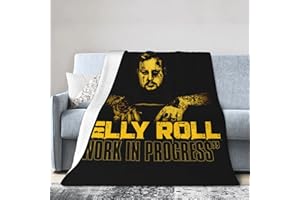 DamaYong Jelly Rapper Musician Roll Fashion Blanket Winter Soft Quilt Unisex Lightweight Warm Blankets Home 80"x60" Blanket Digital Printed