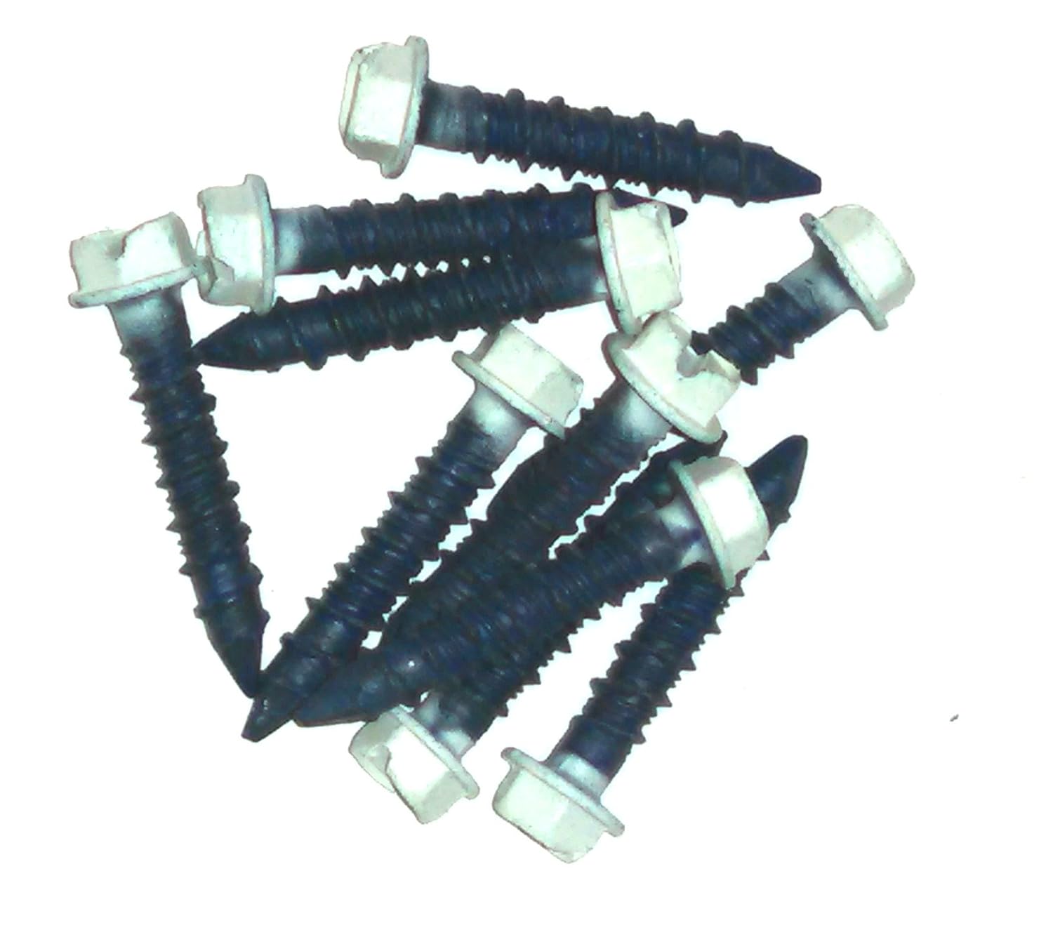 White Head, Hex Head Tapcon Concrete Masonry Screw 1/4 x