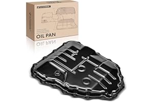 A-Premium Transmission Oil Pan with Drain Plug Compatible with Hyundai Elantra 2007-2012, Kia Soul 2010-2011, Spectra 2004-20