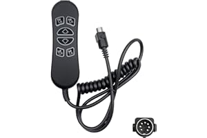 FRUHDI 6 Button 7 Pin Lift Chair Remote Controller Replaces HHC HSW306 Hand Control Replacement for Power Recliner