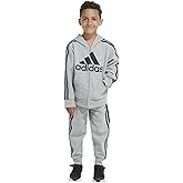 adidas boys 2-piece Long Sleeve Essential Fleece Jacket Set