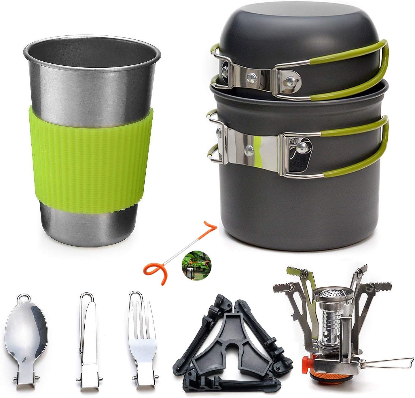 Aidi Juego de Utensilios de Cocina para Camping DS101 con ...