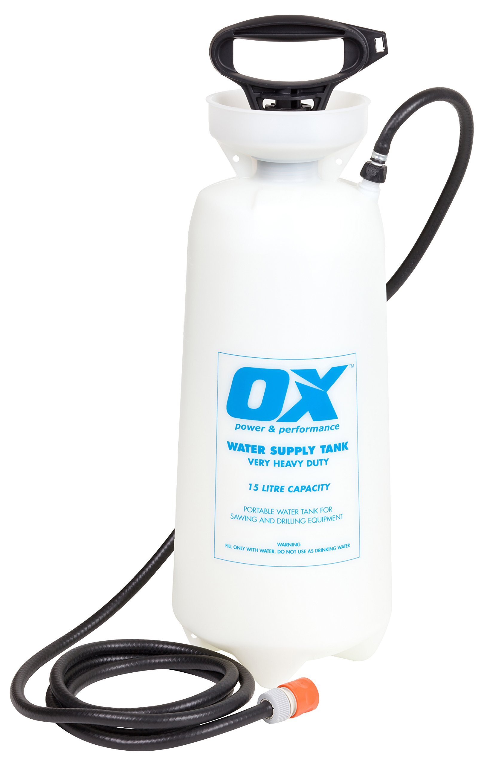 OX Tools OX15L 15 Litre Heavy Duty Waterbottle, White — image 1