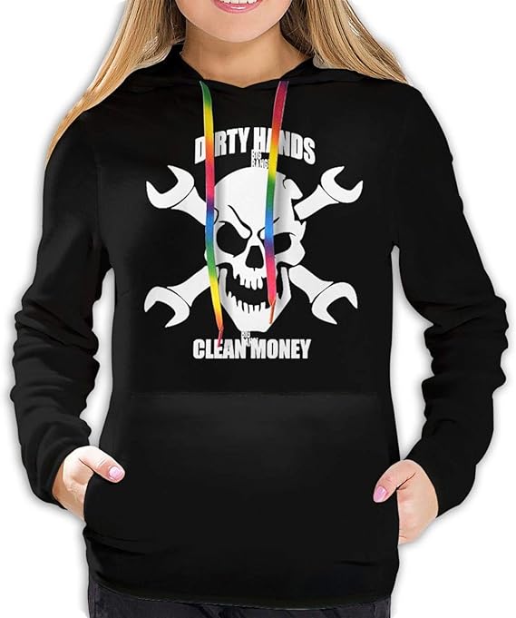 The Mechanic.Dirty Hands Clean Money Women'S Hoodies Casual Pullover