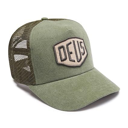 DEUS Trucker Kappe Foxtrot Shield - olive