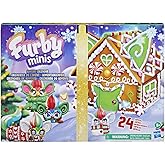 FURBY Minis Advent Calendar for Kids 6 Years and Up, 24 Days of Surprise Holiday Toys with 1-Inch Figures, Stickers & Fun Accessories