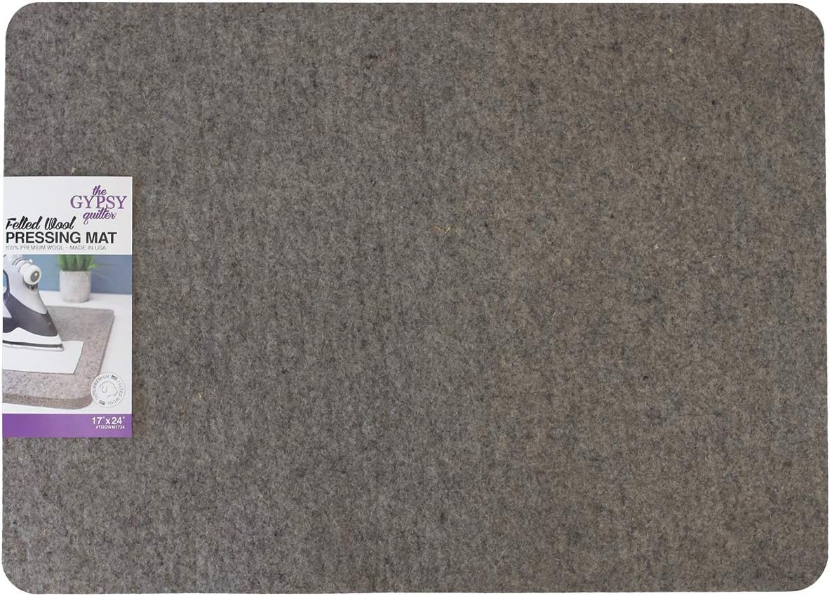 Gypsy Quilter Wool Pressing Mat 17" x 24" from The Gypsy Quilter