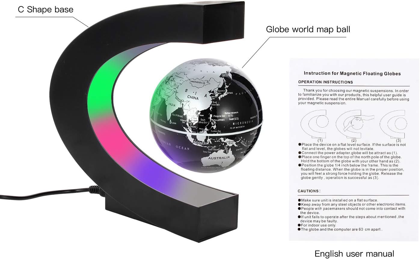 english globe ball magnetic