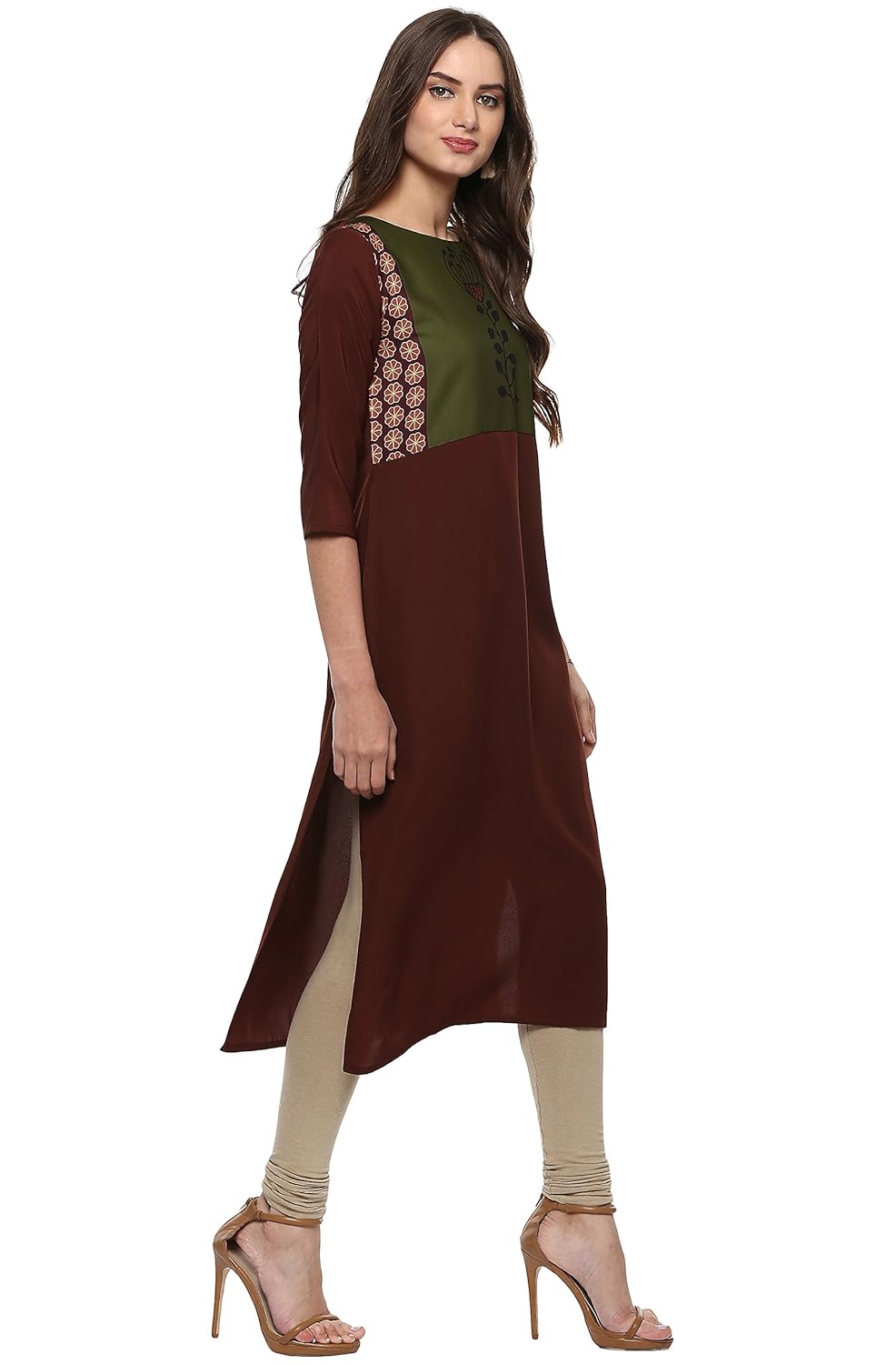 janasya women's polyester kurta
