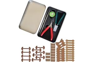 46PCS Professional Ingrown Toenail Tool Kit - Toenail Correction & Treatment Set, Home Pedicure Manicure Tools with Nail Clip