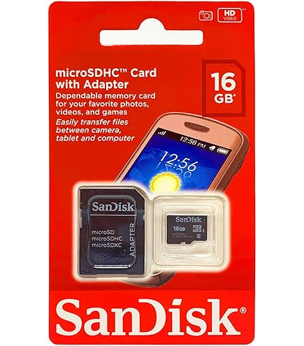Amazon.com: Sandisk SDSDQM-016G - B35A 16GB MicroSDHC Memory