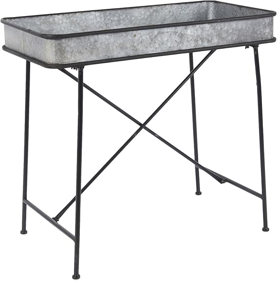 Amazon.de: IB Laursen - Tisch mit hoher Kante aus Metall, B 36cm x L
