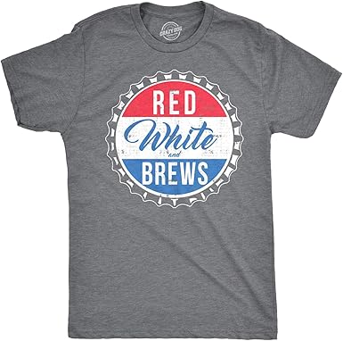 red white and beer shirt