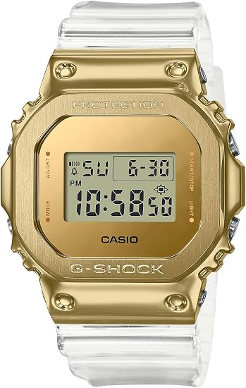Amazon カシオ 腕時計 ジーショック メタルカバード Gm 5600sg 9jf メンズ クリア メンズ腕時計 腕時計 通販