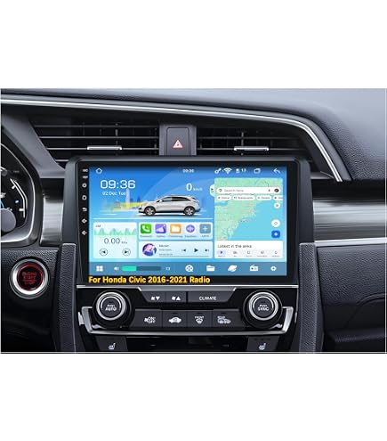 Ricambio Touchscreen 7 Pollici per Honda Per Radio Navigazione Civic 2016 2018