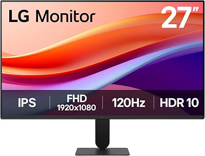 LG 27U411A-B Monitor 27 Inch FHD IPS 120Hz HDR10 Anti-Glare D-Sub HDMI