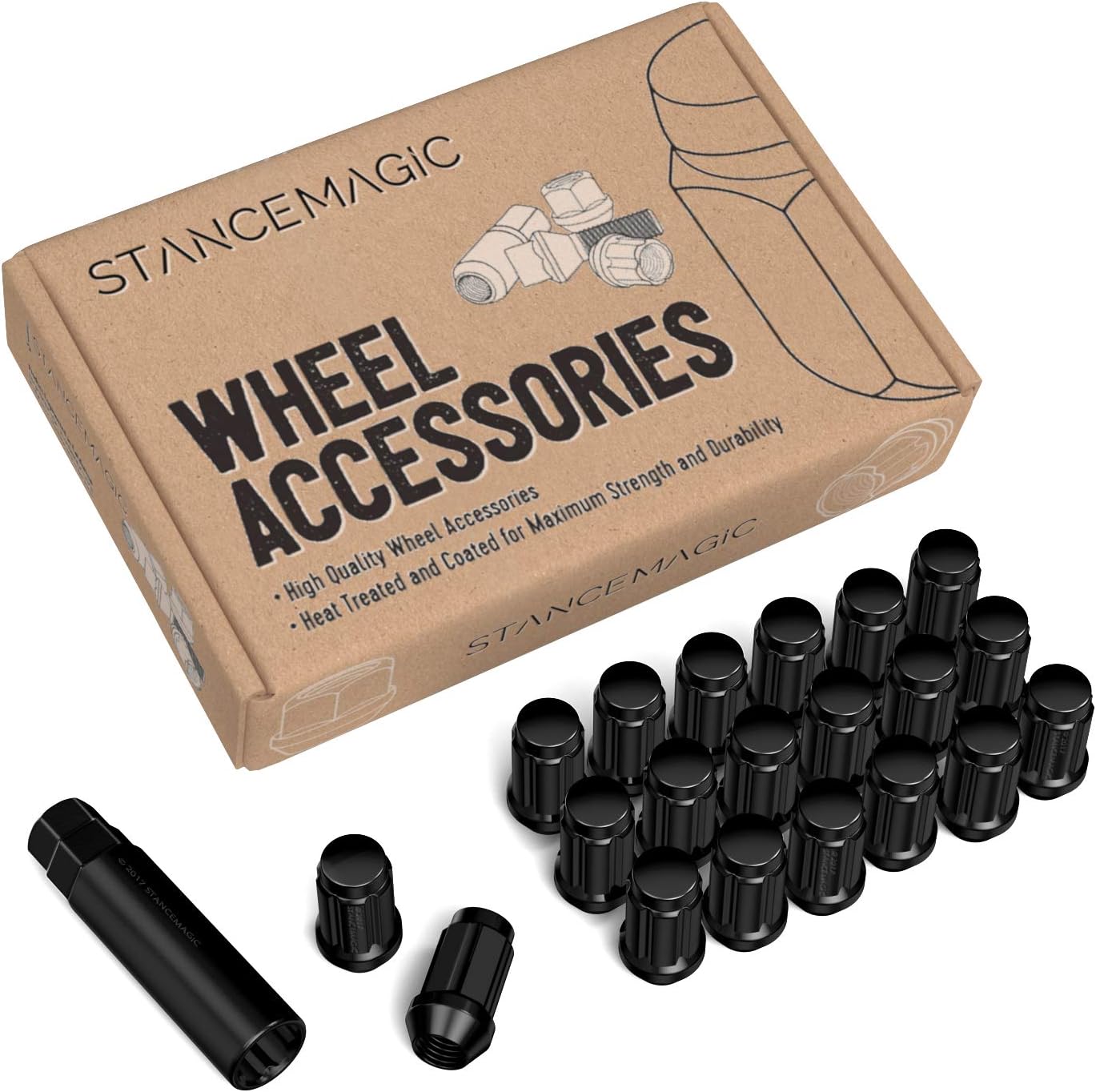 1/2"-20 Spline Lug Nuts
