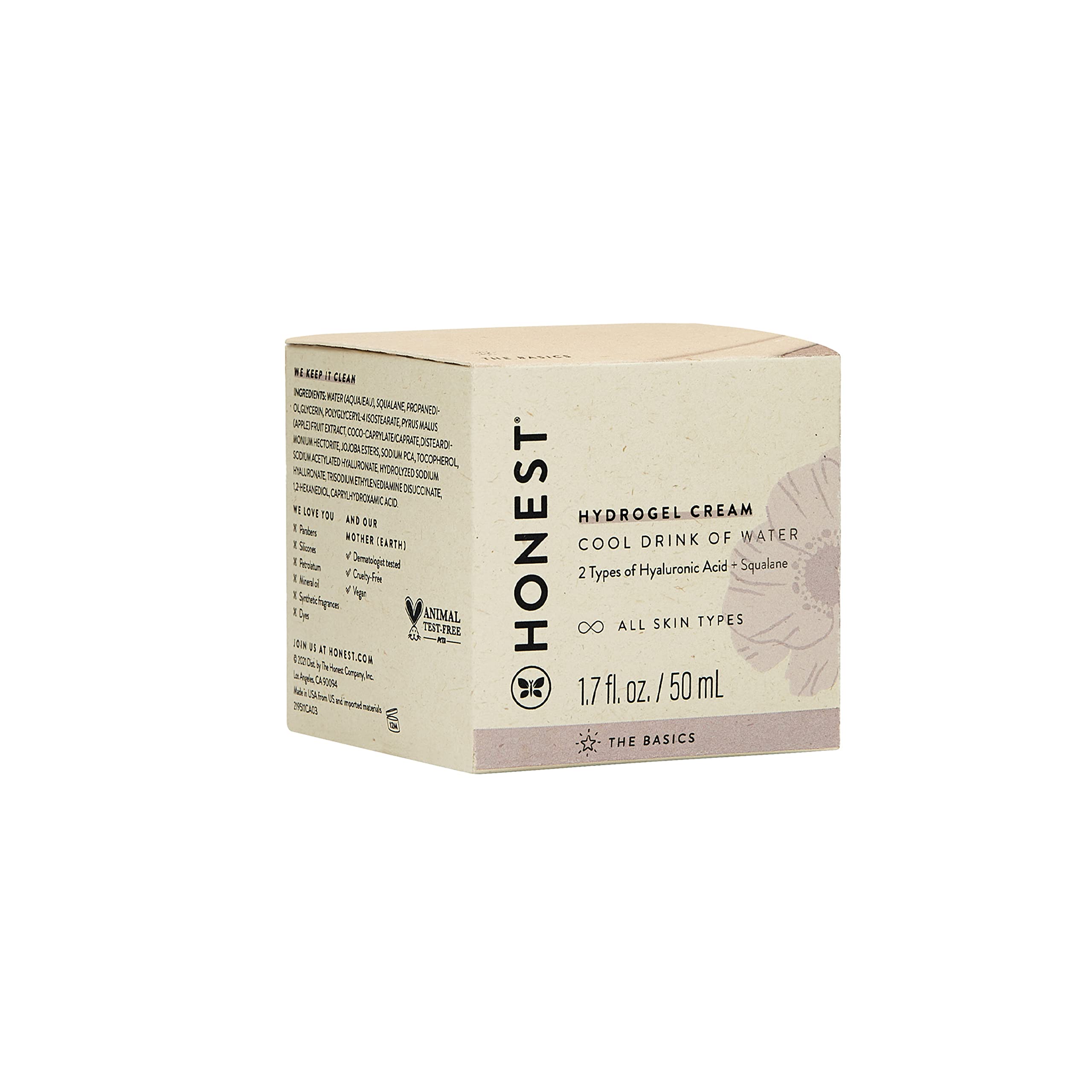 Honest Beauty Fresh Face Bestsellers Kit | Exclusive | Gentle Gel Cleanser, Hydrogel Cream, Extreme Length Mascara + Primer, Tinted Lip Balm, Makeup Remover Wipes | Vegan + Cruelty free