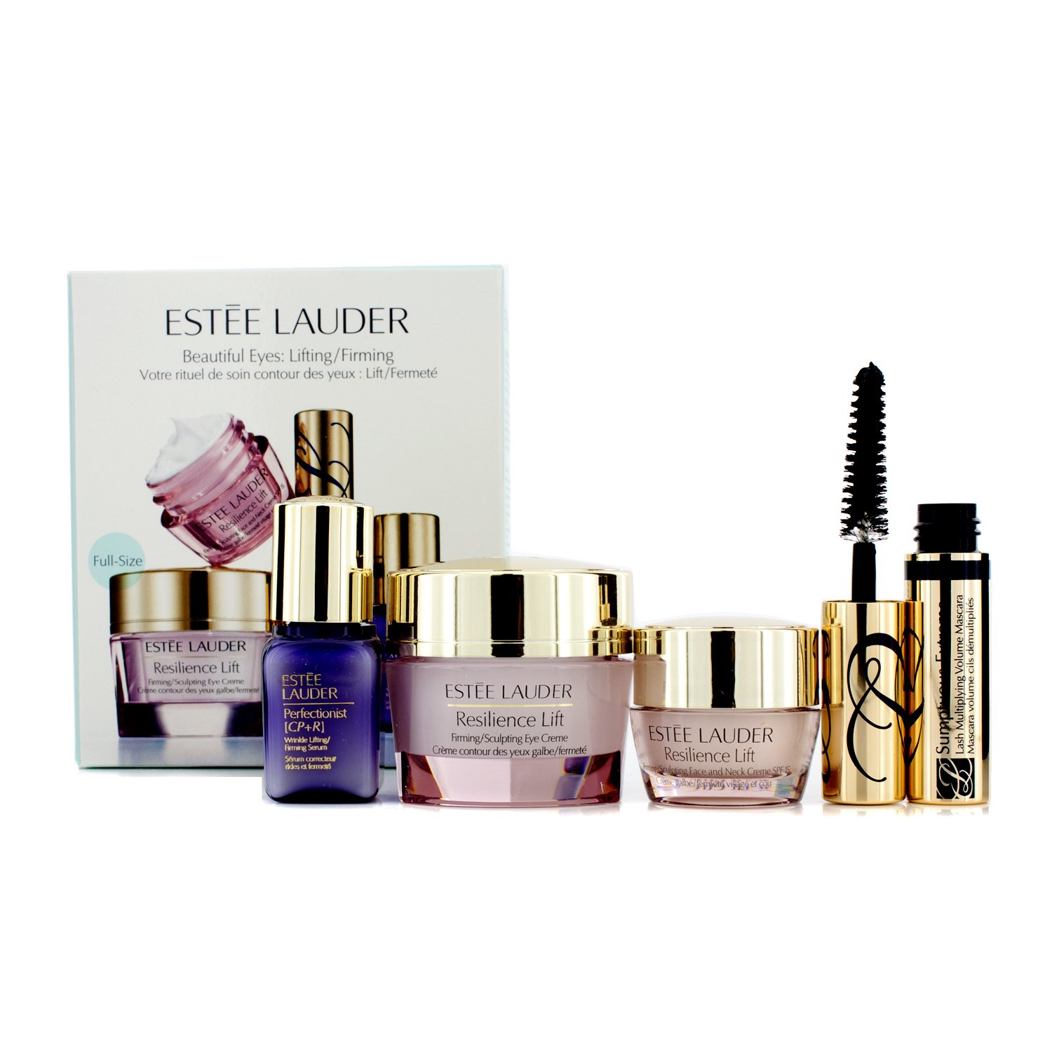 Estee Lauder Beautiful Eyes Set Resilience Lift Eye Cream + Face