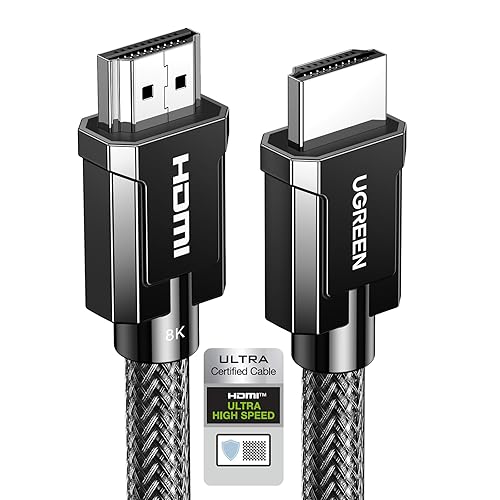 UGREEN 8K HDMI Cable Certified 10FT, 10K Ultra High Speed HDMI