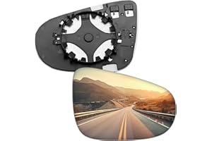 LOIYLLEN Passenger Side Mirror Replacement for Volkswagen VW MK6 2010 2011 2012 2013 2014 Golf GTI Mirrors Glass - Right Side