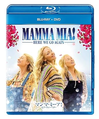 Amazon Com Mamma Mia Here We Go Again Blu Ray Dvd Set 英語歌詞字幕付き Blu Ray Movies Tv