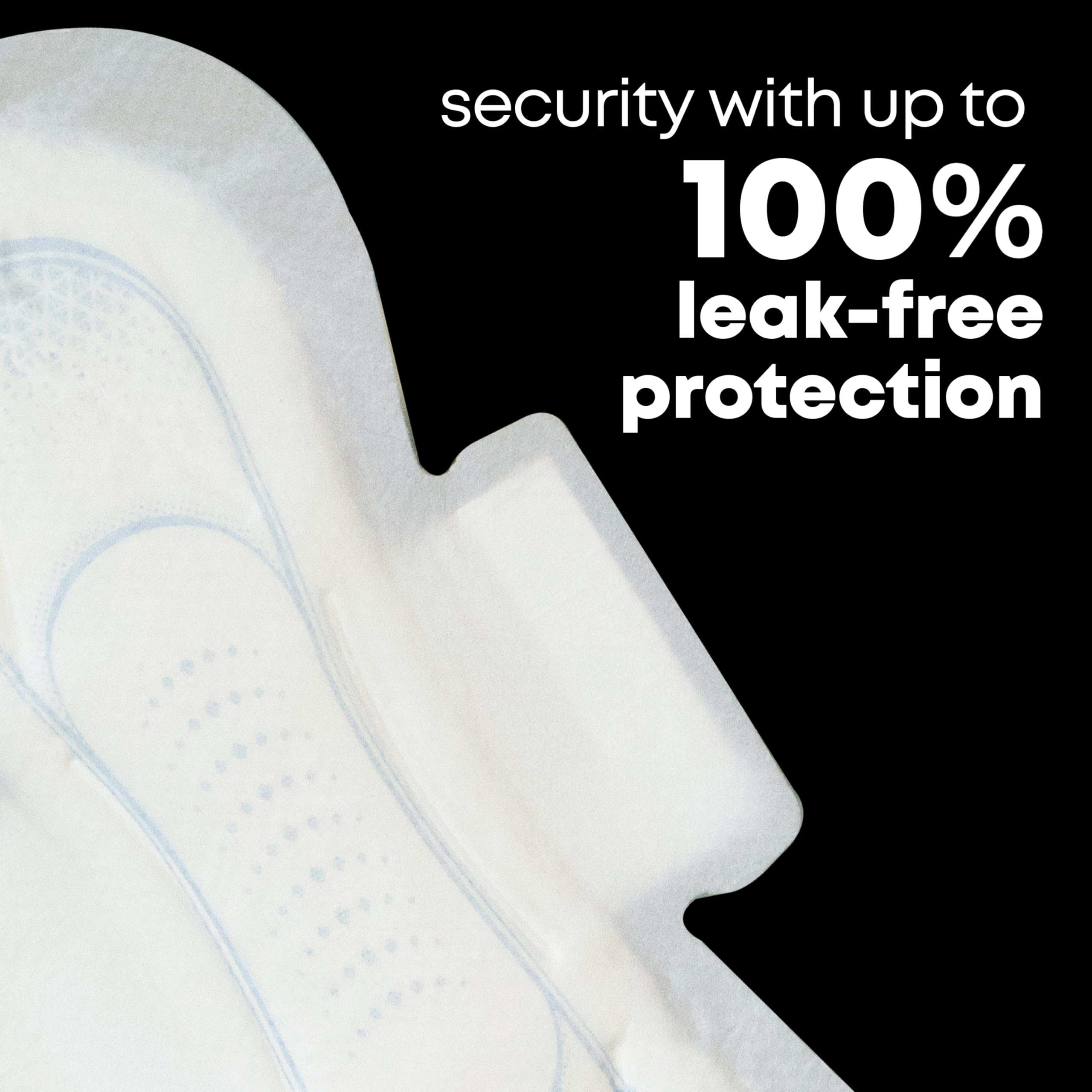 U by Kotex Clean & Secure Overnight Maxi Pads with Wings, Extra Heavy Absorbency, 48 Count (2 Packs of 24) (Packaging May Vary)