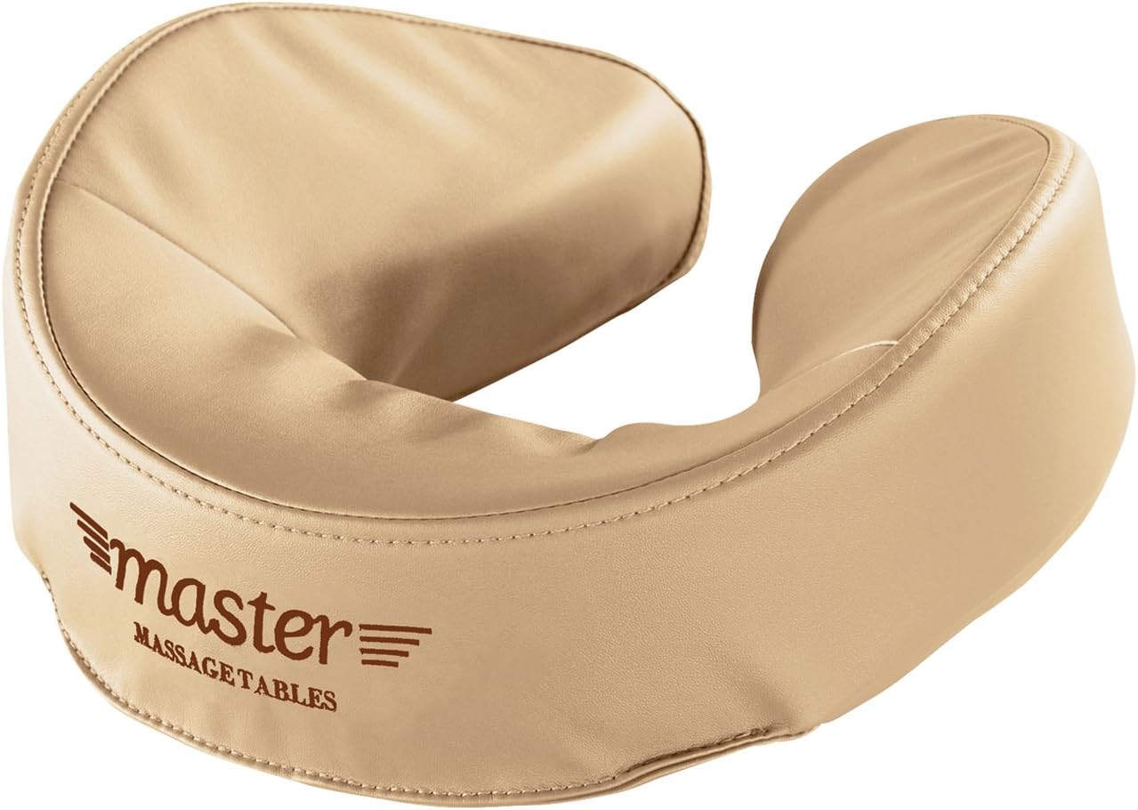 Master Massage Patented Ultra Plush Memory Foam Face Cushion Pillow Headrest, Black: Health & Personal Care