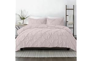 Kotton Culture 600 Thread Count Pinch Pleated Duvet Cover Only 100% Egyptian Cotton Breathable All Season Comforter Cover with Zipper Closure & Corner Ties Sateen Weave (Light Grey, Queen)