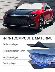 Proadsy 2024 Upgrade Windshield Sun Shade Custom