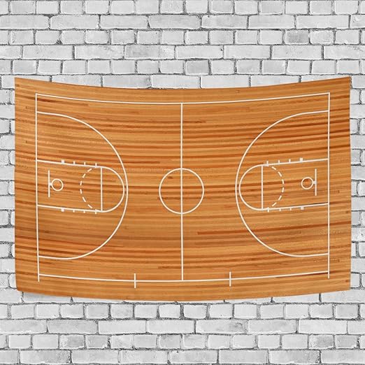 REFFW Tapiz Decoración del hogar Línea de Piso Cancha de ...