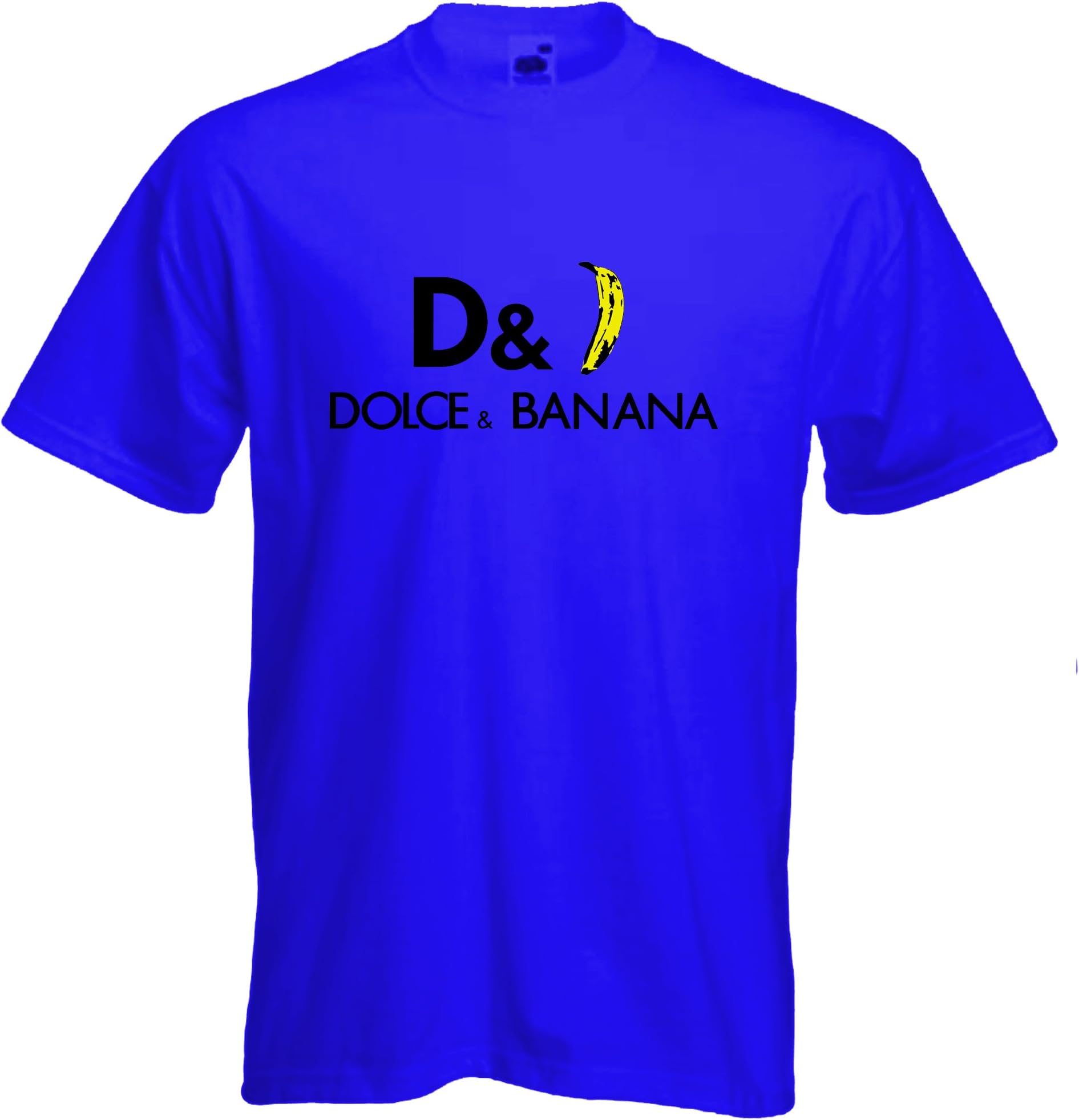Dolce and Banana Tshirt Funny Fashion Parody Tee Festival Beachwear Hipster Tee Gift Mens Short Sleeved Cotton Tshirt