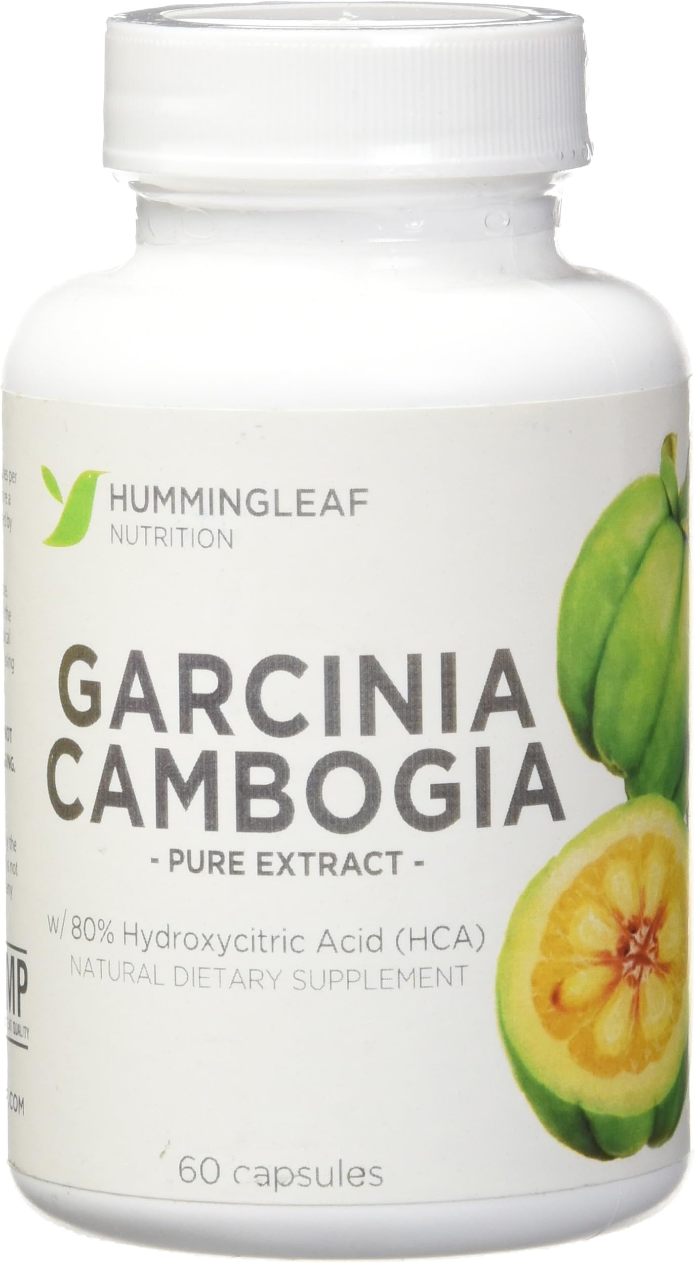 All New Formula! 80% HCA Garcinia Cambogia Extract Pure for Weight Loss As Seen on TV - with Potassium and Calcium to Aid Absorption