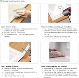 Fixmend Bath Sealant Strip Self Adhesive 3 Rolls 126in White Waterproof Caulk view 8