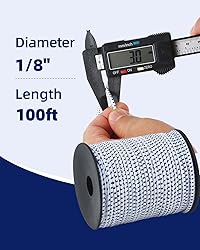 Bungee Cord - 1/8 Inch x 100 Feet - Elastic Shock