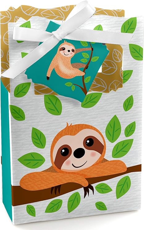 sloth baby shower favors
