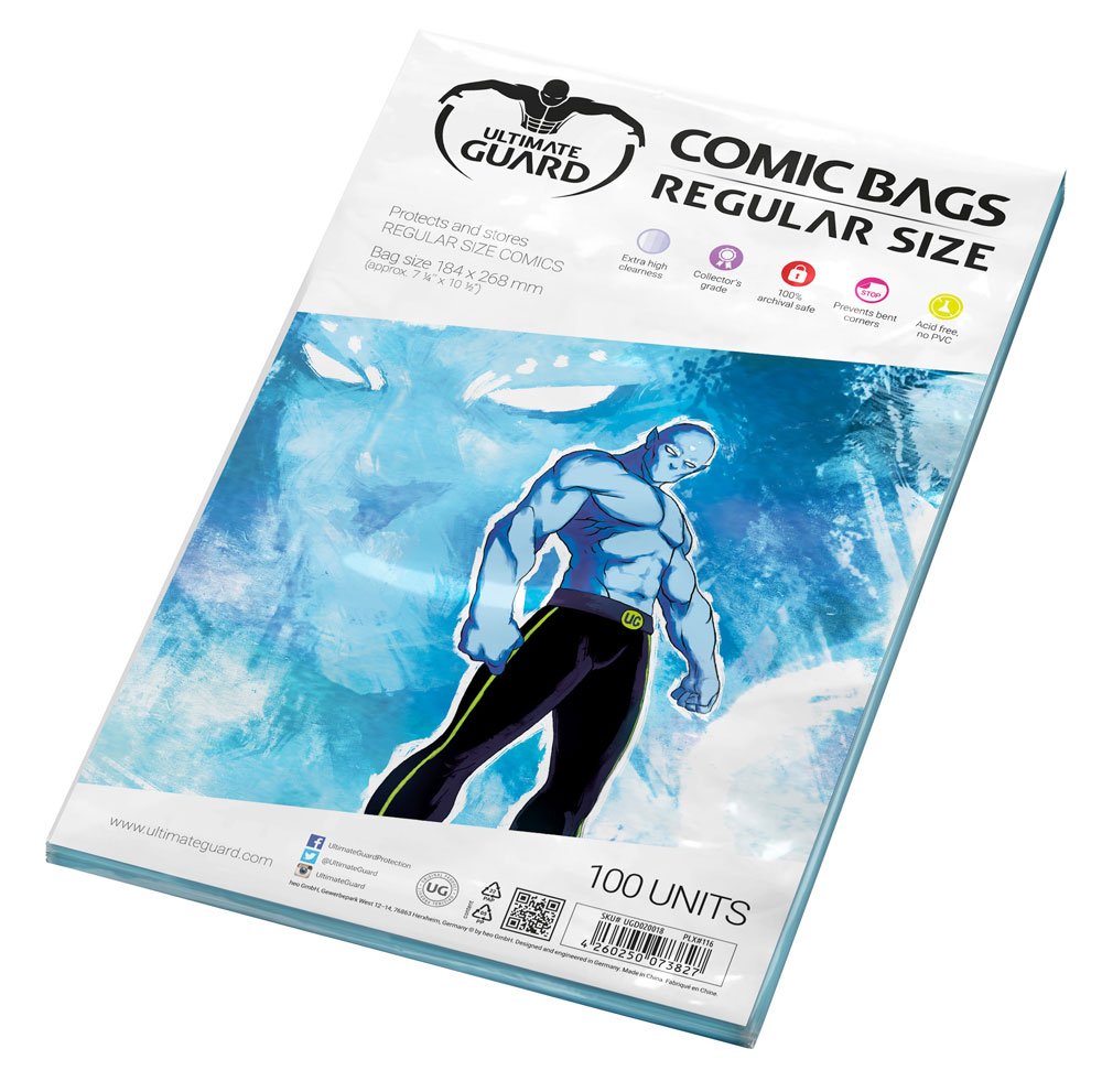 Ultimate Guard Comic Bags (Regular, Transparent)