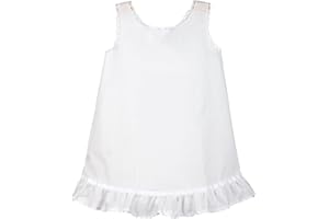 IC COLLECTIONS I.C. Collections Little Girls White Embellished A-Line Slip, 2T - 6x
