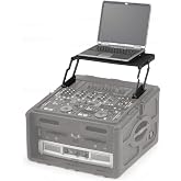SKB 1SKB-AV8 19" AV shelf for 8U+ slant top racks | Rack Mount Storage System for Studio Music Equipment, A/V Racks and Stands with Retractable Shelf for Organized Gear Setup
