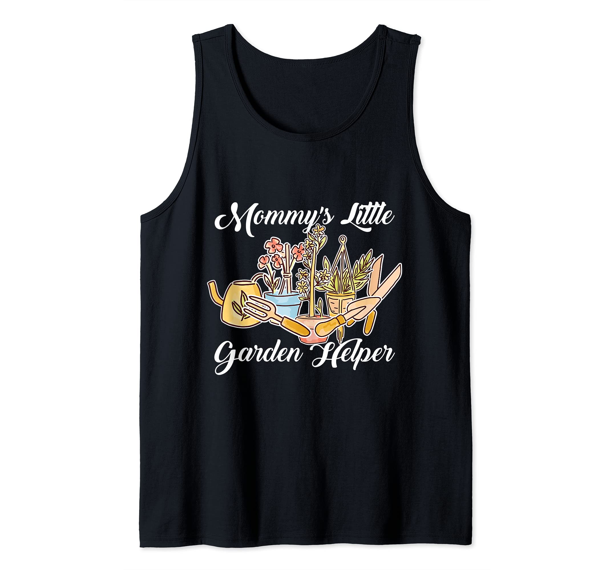 Mommy's Little Garden Helper Gardening Plants Gardener Tank Top