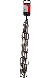 B&P Lamp Stahl-Lampenkette Oval, 5 Gauge, 91 Cm Länge – Robuste Zierkette Für Deko & Industrielook