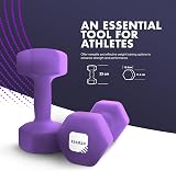 KAYMAN Neoprene Dumbbells Set 2 x 6 Kg Anti-Slip Hex Edges Home Gym view 2