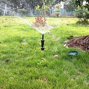 Nologo HXIANG 40 ° -360 ° Grado Ajustable Pop Up rociadores Medio de