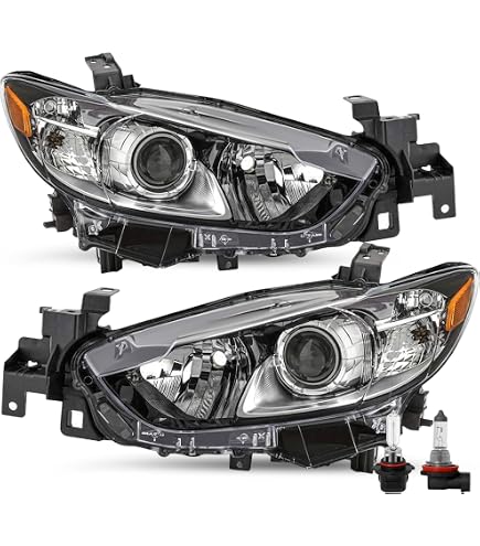 thumbnail image 2 of Uzooka CAPA Headlights Set – Halogen, Driver & Right – 2011-2013 Mazda 6, Clear Lens, DOT/SAE 2 of 6