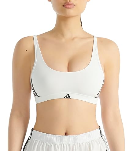 【人気色美品】 CB THE THREE STRIPES 防水 adidas Womens 3 Stripes Active Essentials Cotton Triangle Wrap
