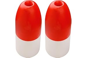 SHADDOCK FISHING Crab Fishing Trap Floats Buoy - Kayak Outrigger Stabilizer Crab Pot Markers 5x11 6x14 7x14 inch Red/White