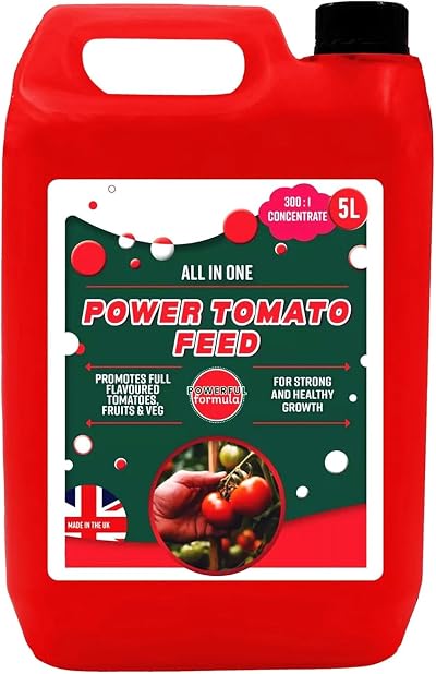 Pluto Packaging 5L Tomato Feed Concentrate for Healthier Tomatoes & Vegetables
