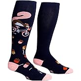 Let That Shiitake Go Women's Wide Calf Knee High Socks
