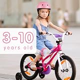 WayEee Kids Helmet & Pads Set Age 3-10 Bike Skateboard Roller Skating Pink view 6